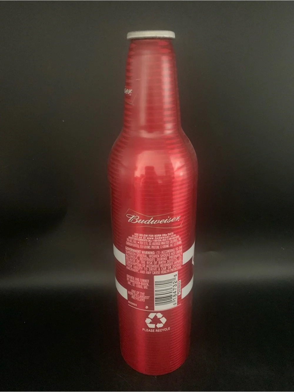 Vintage Beer Can Bud Budweiser Philadelphia Phillies Fan Bottle Can 16Oz Empty